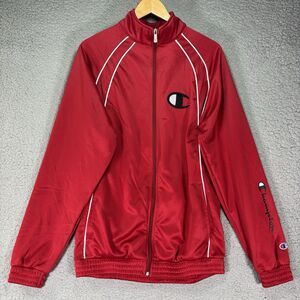 Champion Track Jacket Big & Tall Athletic Red Mens L Tall Athletic NWT Retro Y2K